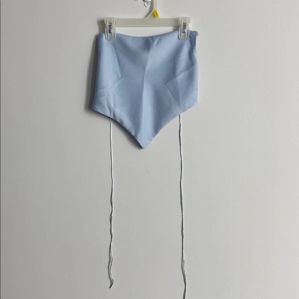 Princess Polly Women's Blue Crop Top Size 2